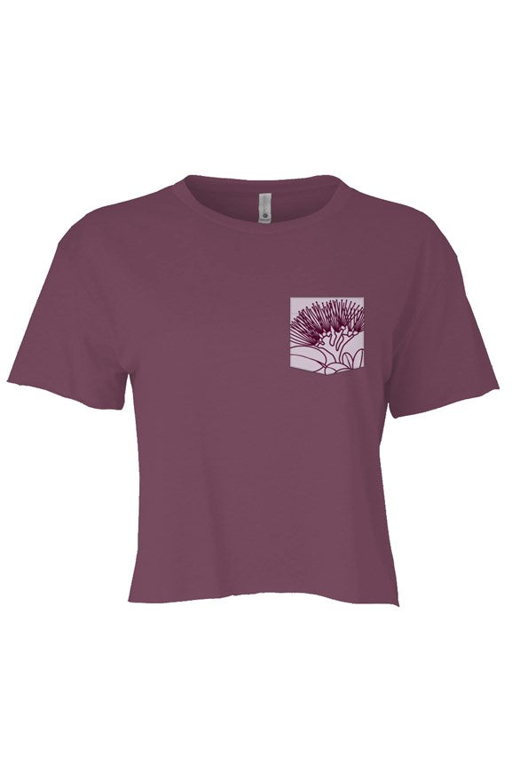 wāhine crop top - lehua