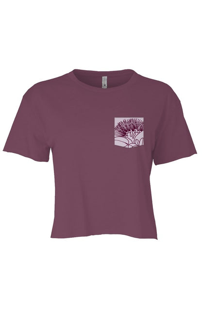 wāhine crop top - lehua