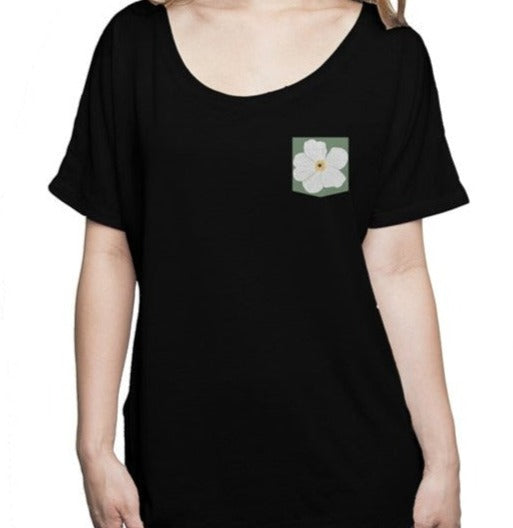 wāhine slouchy shirt - pua kala 