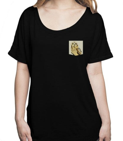wāhine slouchy shirt - pueo