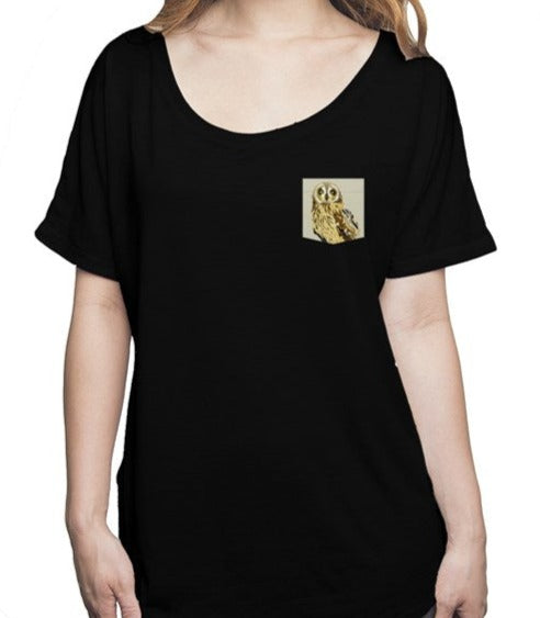 wāhine slouchy shirt - pueo