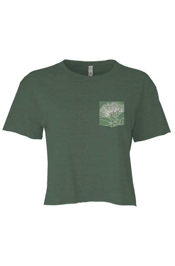 wāhine crop top - lehua